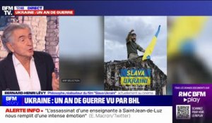 "Chaque fois que les Russes ont eu à affronter les Ukrainiens, ils ont toujours reculé", souligne Bernard-Henri Lévy