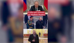 5 infos peu connues sur Vladimir Poutine