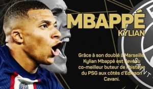 PSG - Kylian Mbappé égale le record de Cavani