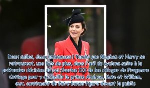 Kate Middleton - stoïque en plein séisme pour Harry et Meghan, elle brille en long manteau et chapea