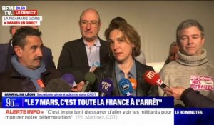 Marylise Léon (CFDT): "L'idée n'est pas de bloquer la France mais de bloquer la réforme" des retraites