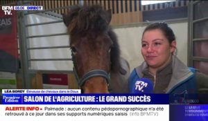 Salon de l'Agriculture: "C'est la première fois qu'on voit autant de monde" selon cette éleveuse de chevaux