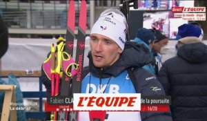 F. Claude : «Un peu trop de précipitation» - Biathlon - CM (H)