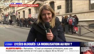 À Paris, le mouvement de blocage contre la réforme des retraites au lycée Racine ne sera pas reconduit le 8 mars