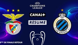 Le résumé de Benfica / Club Bruges - Ligue des Champions (8ème de finale retour)