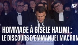 Hommage national à Gisèle Halimi: l'intégralité du discours d'Emmanuel Macron