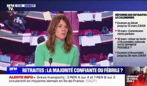 Retraites: "Pas une voix ne manquera au sein du groupe Renaissance" pour voter la réforme affirme Maud Bregeon, députée des Hauts-de-Seine