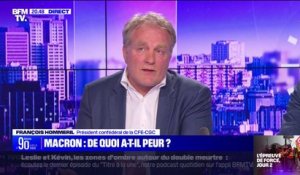 François Hommeril (CFE-CGC): "Si la réforme des retraites est votée, la résignation va s'imposer et le pays sera extraordinairement difficile à gouverner"