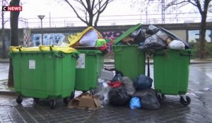 Grève des éboueurs : les poubelles débordent