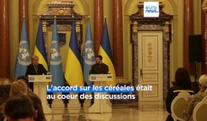 Ukraine : le chef de l'ONU juge "capital" de prolonger l'accord céréalier