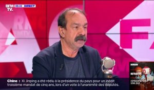Lettre des syndicats envoyée à Emmanuel Macron: "Il ne répond pas" selon Philippe Martinez