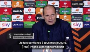 Allegri revient sur la mise à l'écart de Pogba