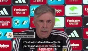 Ancelotti : "Benzema va nous aider jusqu'à la fin de la saison"