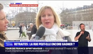 Réforme des retraites: Patricia Drevon (FO) "ne craint pas la résignation des Français"