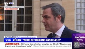 Réforme des retraites: "Nous ne voulons pas de 49.3", affirme Olivier Véran