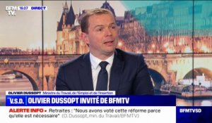 Olivier Dussopt: la réforme des retraites sera mise en œuvre "dès la fin de l’année 2023"