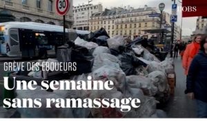 La grève des éboueurs fait déborder les poubelles à Paris comme dans d'autres villes de France