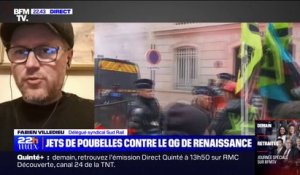 Fabien Villedieu (SUD-Rail): "J'ai participé à balancer des poubelles devant les locaux de Renaissance pour dénoncer ce gouvernement"