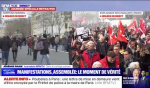 Mobilisation contre la réforme des retraites: le cortège parisien vient de s'élancer