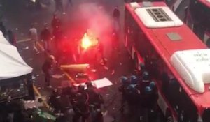 Ligue des champions - Violents incidents entre des supporters et la police avant Naples-Francfort