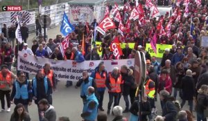 Réforme des retraites : une manifestation électrique à Nantes