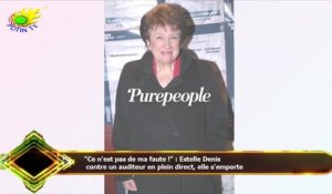 "Ce n'est pas de ma faute !" : Estelle Denis  contre un auditeur en plein direct, elle s'emporte
