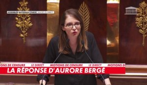 Aurore Bergé : «Une motion de censure qui vise à mettre à l'arrêt notre pays»