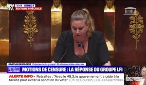 Mathilde Panot (LFI): "Jeudi était le premier jour de la fin du quinquennat d'Emmanuel Macron"
