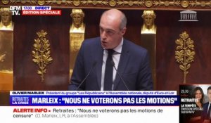 Olivier Marleix (LR): "Le bras d'honneur n'est pas une méthode de gouvernement"