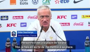 Bleus - Deschamps sur la retraite internationale de Varane : "Je suis bien obligé de l'accepter"