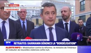 Gérald Darmanin aux policiers et gendarmes: "Ne répondez pas aux provocations de l'extrême gauche"