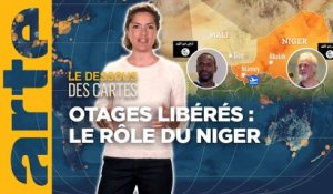 Otages libérés : pourquoi le Niger ? - Le dessous des cartes - L’essentiel | ARTE