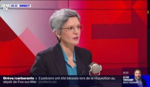 Sandrine Rousseau: "Emmanuel Macron cherche le pourrissement et l'incident"