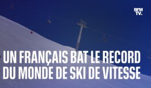 Le Français Simon Billy bat le record du monde de ski de vitesse