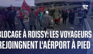 Blocage à Roissy: des voyageurs contraints de rejoindre l’aéroport à pied