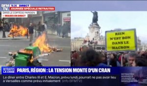 Paris: des tensions entre des manifestants et les forces de l'ordre