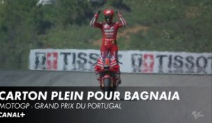 Francesco Bagnaia s’impose au Portugal, Zarco au pied du podium et Quartararo hors du coup