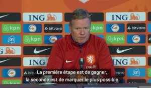Pays-Bas - Koeman veut rebondir après la déception contre la France