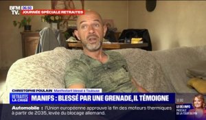 "J'aurais pu mourir": blessé par une grenade de désencerclement à Toulouse, un manifestant témoigne