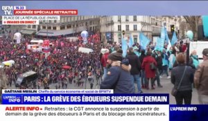 Paris: la grève des éboueurs sera suspendue dès demain, selon la CGT