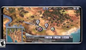 Présentation de Sid Meier's Railroads! sur iOS