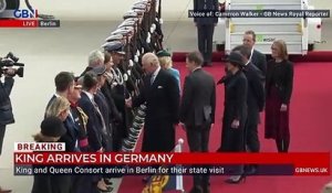 Allemagne: Regardez les images de l’arrivée du roi Charles III à Berlin pour sa première visite à l'étranger en tant que souverain - VIDEO