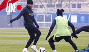 Replay : 15 minutes d'entraînement live avant Paris Saint-Germain - Olympique Lyonnais