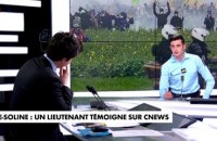 Sainte Soline : Le lieutenant de Gendarmerie Martin, présent lors des affrontements avec des manifestants radicaux témoigne sur CNews de la violence des affrontements