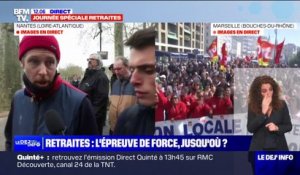 "Je viendrai tant qu'il y aura des manifs": à Nantes, les manifestants contre la réforme des retraites toujours aussi déterminés