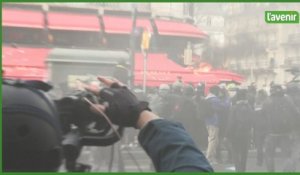 Des heurts éclatent à Paris: début d'incendie au restaurant La Rotonde, brasserie prisée de Macron