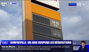 Carburant: suspension des réquisitions à la raffinerie TotalEnergies de Gonfreville-l'Orcher