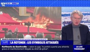 Violences dans les manifestations: "C'est contre-productif, y compris pour les organisations syndicales", estime Jean-Claude Mailly, ancien secrétaire général de FO