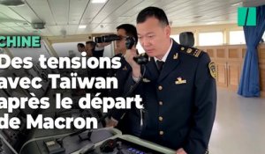 Près de Taïwan, la Chine lance des exercices militaires juste après le départ de Macron