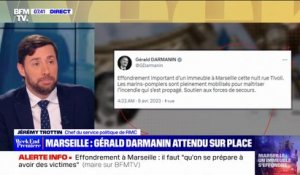 Effondrement à Marseille: Gérald Darmanin attendu sur place dans la matinée